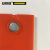 安赛瑞 货架物料计数磁性卡套 仓库货架强磁标签牌 仓储货位分类磁扣卡（10个装）75×100mm 4位计数红色23739