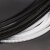 蓓尔蓝 WZD0016 齿形护线套自由绝缘保护套活用护线齿出线孔保护带 KG-008黑色10米