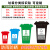垃圾分类标识牌提示牌厨余干垃圾湿垃圾箱标签贴不可回收有害标示 4-2有害垃圾户外背胶) 10x10cm