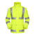 先锋连 安全反光分体式执勤透气雨衣雨裤套装 户外执勤骑行成人反光雨衣套装 荧光黄 XL175
