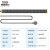突破PDU机房机柜电源插座接线板12位10A万用孔 16A插头 4000W 07TG131201左进线