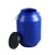 琴奋 圆形塑料化工桶30L特厚蓝色发酵泔水桶实验室工业废液收集桶