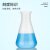 LABSHARK  塑料锥形瓶实验室三角烧瓶广口带刻度PP耐高温摇瓶  塑料锥形瓶 大口不带盖 50ml