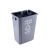 庄太太 酒店保洁手提塑料收纳清洁杂物篮 垃圾桶+杂物篮套装ZTT0168