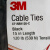 3M Cable Ties自锁固尼龙扎带CT15BK120-C美国产Rosh UL认证 抗高低温耐酸碱抗老化【381mm*7.6mm 100个/包】