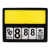 稳斯坦 W1037 (2个)挂式价格牌 超市商场标牌可擦写双面标价牌果蔬生鲜标签牌 黑色A5标价牌