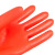 东方红（DONGFANGHONG）家务清洁手套 东方红乳胶手套加长 38cm洗衣洗碗手套 黄色 M3双装 