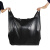 兰诗（LAUTEE）DA4014 手提式黑色加大号垃圾袋塑料袋 48*70cm（50）个/包  黑色加厚