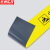 京洲实邦 安全警示地面标识贴【两条黄色斜纹注意安全10*120cm】ZJ-0789