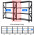 仓储货架超市用仓库储物架多层置物架地下室重型储物架车库货物架子 商用级200*50*200cm-300KG/层 四层主架