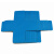 海斯迪克 HKD-4 十字形地贴（十型10片）125×125mm 蓝色 5S定位地贴