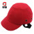 厚创防砸防撞安全帽加厚ABS内壳帽鸭舌透气轻便棒球帽子 红色四孔安全帽