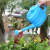 卫洋WYS-1488 长嘴喷水壶 蓝色 3.5L  塑料浇花浇水壶