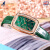 KANGOL 英国袋鼠手表女小绿表防水时尚女士腕情人节礼物k619 皮带小绿表-专柜礼盒包装