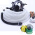 自吸式长管呼吸器过滤防毒尘面罩单双人电动送风式空气呼吸器面具 单人电动长管呼吸器(10米)送滤
