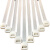 散卖超长扎带加厚大号1.5米国标10x1500高强度扎带加长 白色长1米5宽0.9厘米20条装