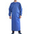 保罗岚芝 防水防油耐酸碱工作服罩衣 深蓝色 小号长度110厘米 