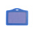 稳斯坦 WST214 PU胸牌皮 员工胸卡 工牌证件套 学生门禁 卡套(横式-果绿113*73mm）