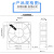 20CM散热风扇 20060 110V 220V 380V 65W 机箱配电箱机柜轴流风机 20CM风扇110V