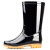 雷克兰（Lakeland）HXL807 雨鞋男士高筒防水雨鞋户外雨靴套鞋  黑色中筒 XS 1双