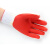 君御 7102耐刺穿防割防刮加厚劳保手套耐磨泼胶 防护手套（白红）均码 24cm*12双/扎