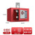 诺贝利奥 保险箱 电子密码保险柜银行存钱罐彩色小型  小号-红色 电子密码+钥匙（可存15W)