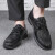 俱兢特磊锡TELEIXI皮鞋男士商务休闲鞋英伦软皮正装鞋青 黑色-标准皮鞋尺码 38 -标准皮鞋尺码