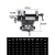 重型精密十字平口钳台虎钳钻铣床夹具移动台钳工作台3寸4寸 十字虎钳6寸