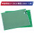 定制适用喷锡pcb板通用万用板洞洞板电路板焊接练习绿油单面 实验 单面PCB玻纤板 15*20cm 厚度1.6