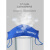 山头林村克莱因蓝口罩男潮款2021时尚版高颜值个性印花一次性夏季薄款 独立包装克莱因蓝-笑脸50只装