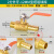 1/4气动水钻水咀阀门水阀接头二分6分小球阀14放气放水开关定做 2分外丝12mm宝塔咀球阀(长柄)