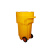 西斯贝尔（SYSBEL）SYD650移动式应急处理桶117*71*78.5  65加仑泄漏 定做 黄色 1个
