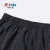 特步（XTEP）儿童男小童夏款运动七分裤飞侠梭织中裤677225413223 纯正黑 100