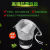 LISM新的款餐饮口罩透明塑料专用厨房防口水飞沫防唾沫厨师微笑透 5个体验装