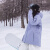 AWKA单板滑雪服女2022新款男士国潮美式外套夹克防水专业上衣冬季 紫色 L
