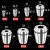 铣刀夹套高精度ER20夹头2-13筒夹雕刻机夹头配件弹簧夹头CNC夹套 ER20-7.5