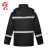 者也 反光雨衣套装 1套 黑色双层加厚户外执勤防雨防汛 3XL码014