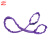怀鸽JA-A01彩色两端带环圆形柔性起重吊装带1t 长度8m 国标6倍安全系数 紫色