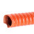 定制耐高温通风管硅胶软管50mm红色耐高温矽胶管4米 热风管排风管 25mm2F4米 38mm/4米