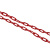 稳斯坦 WST200 塑料警示链条 路锥链条 隔离链子 链条 警示防护链条 隔离墩链条（定制长度专拍）