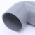万基同润 PVC 90度弯头DN25(内径32mm） 灰色（20个装）