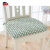 格子控家用餐椅坐垫棉一体可拆洗加厚防滑屁股板凳海绵茶椅子垫新品 浅绿色 方形40X40cm