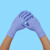 【M紫兰普通款橡胶100只】一次性乳胶手套加厚耐磨餐饮防水丁晴橡胶胶皮手套