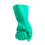 赛立特安全L18501丁腈耐酸碱溶剂防化防滑耐油耐磨劳保手套绿色9码12副装