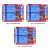 定制适用1/2/4/8路模块 支持高低电平触发光耦隔离继电器 1路5V低电平触发 蓝色长板