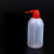 化科 塑料安全洗瓶弯头冲洗瓶吹气瓶有机溶液清洗瓶150-1000ml （白头）150ml 