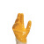 代尔塔/DELTAPLUS201015劳保工作手套轻型丁腈涂层针织手套耐磨抗撕裂黄色8码120副企业专享