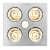 飞雕（FEIDIAO）灯暖浴霸取暖LED照明换气浴室取暖器一体卫生间普通吊顶铁塑箱体 普通加厚-取暖丨照明丨换气