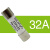 光伏PV汇流箱用熔断器座ZTPV-25保险丝DC1000v直流10A1A-32A 32A(单熔芯)