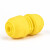 海斯迪克 黄色塑料快接软水管快速接头延长水管活接 1.2寸 HKCL-744